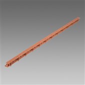 DEN BRAVEN Ventilační element GRATE VENTI  32mm*1m hnědá